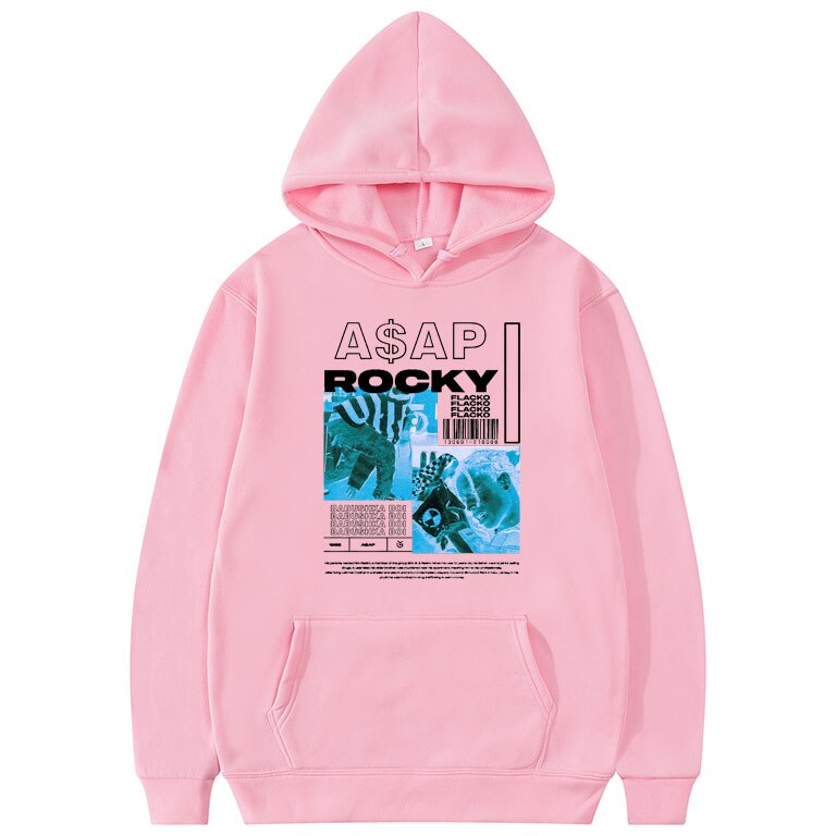 Asap Rocky Hoodies Oversized Streetwear Unisex Sweatshirt