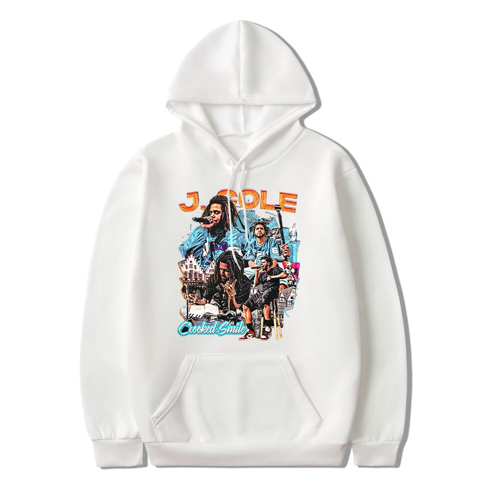 Rapper J Cole Crooked Smile Hoodie