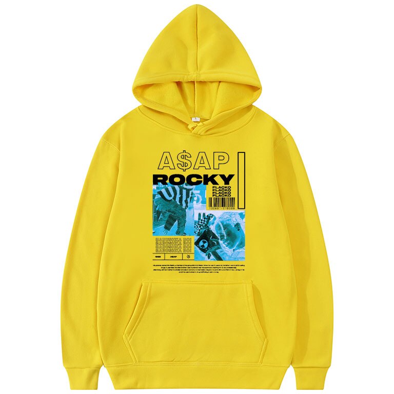 Asap Rocky Hoodies Oversized Streetwear Unisex Sweatshirt