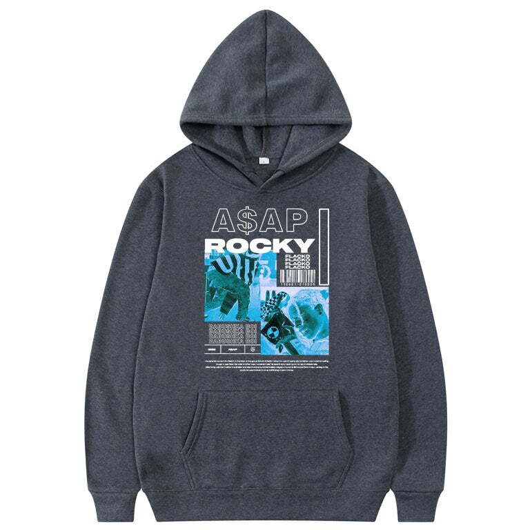 Asap Rocky Hoodies Oversized Streetwear Unisex Sweatshirt