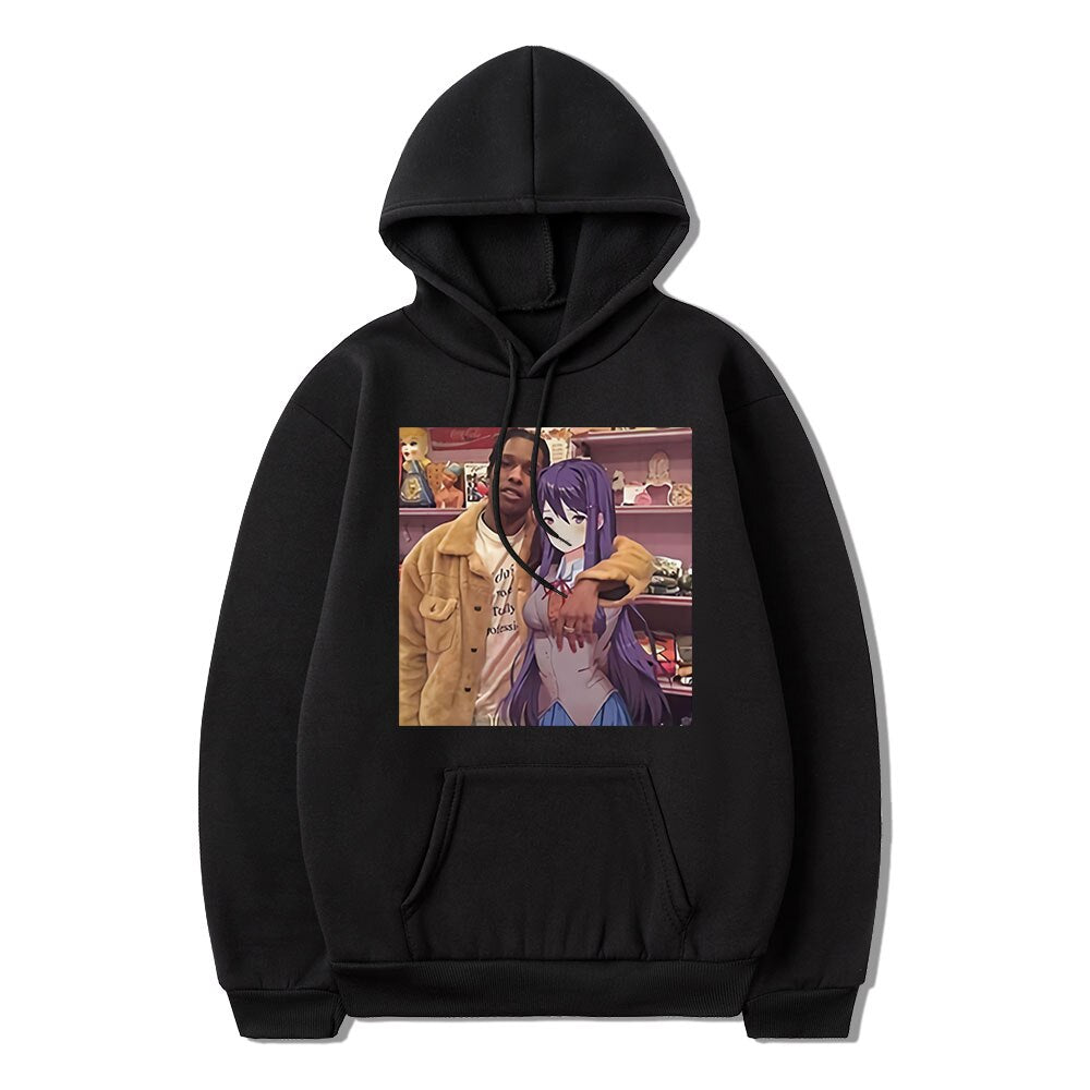 ASAP Rocky Anime Darling In The Franxx Zero Hoodies  Streetwear Unisex