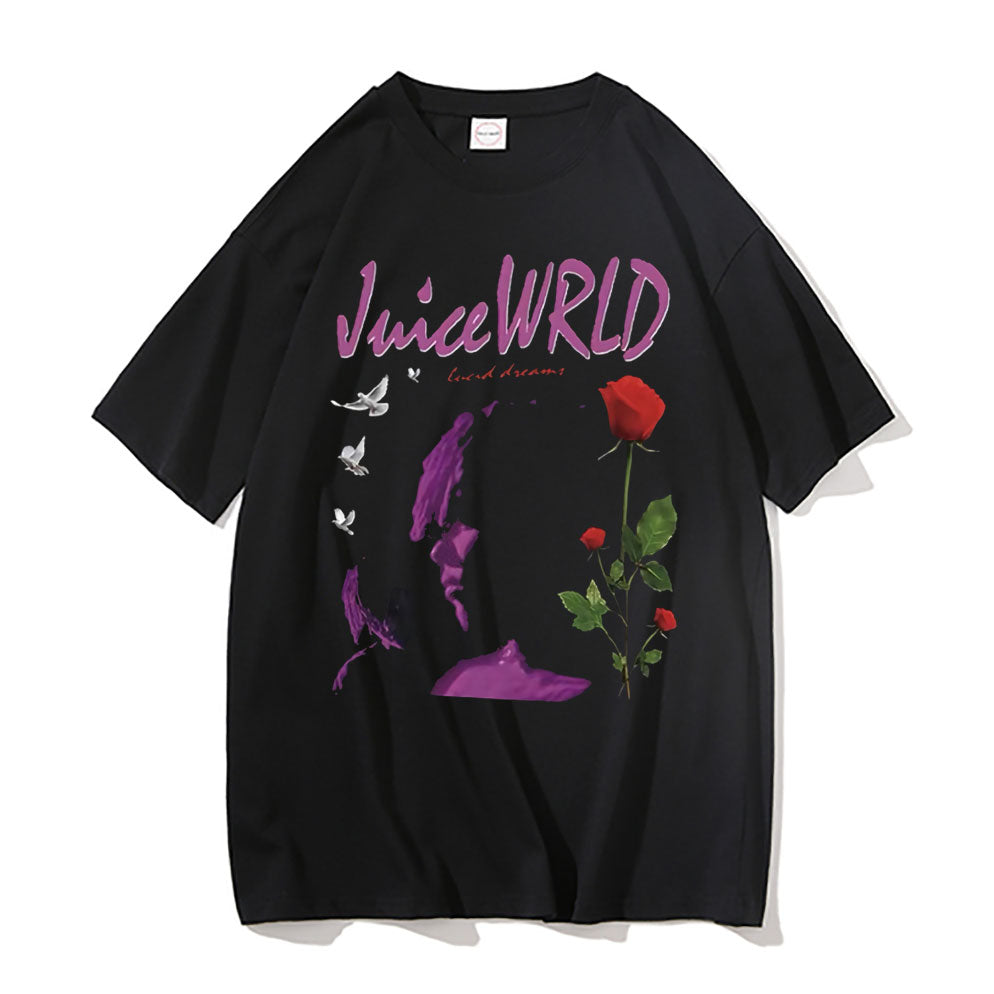 Juice Wrld Lucid Dreams Vintage Graphic  Oversized T shirt