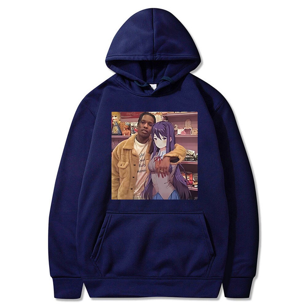 ASAP Rocky Anime Darling In The Franxx Zero Hoodies  Streetwear Unisex