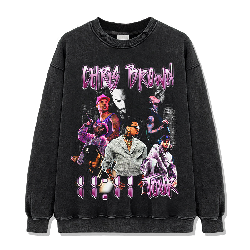 11:11 TOUR By chris brown Sweatshirt