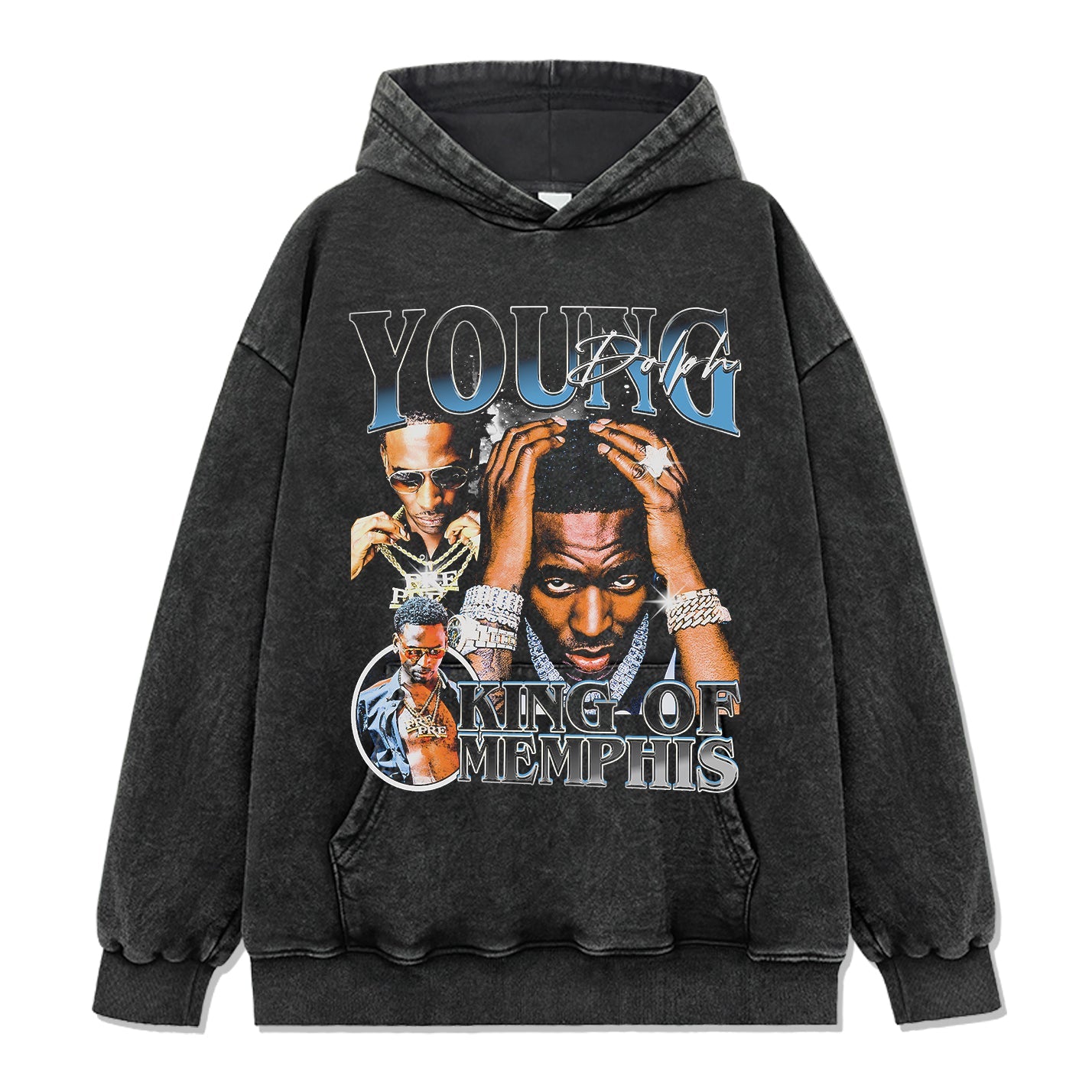 King Of Memphis By Young Dolph Hoodie