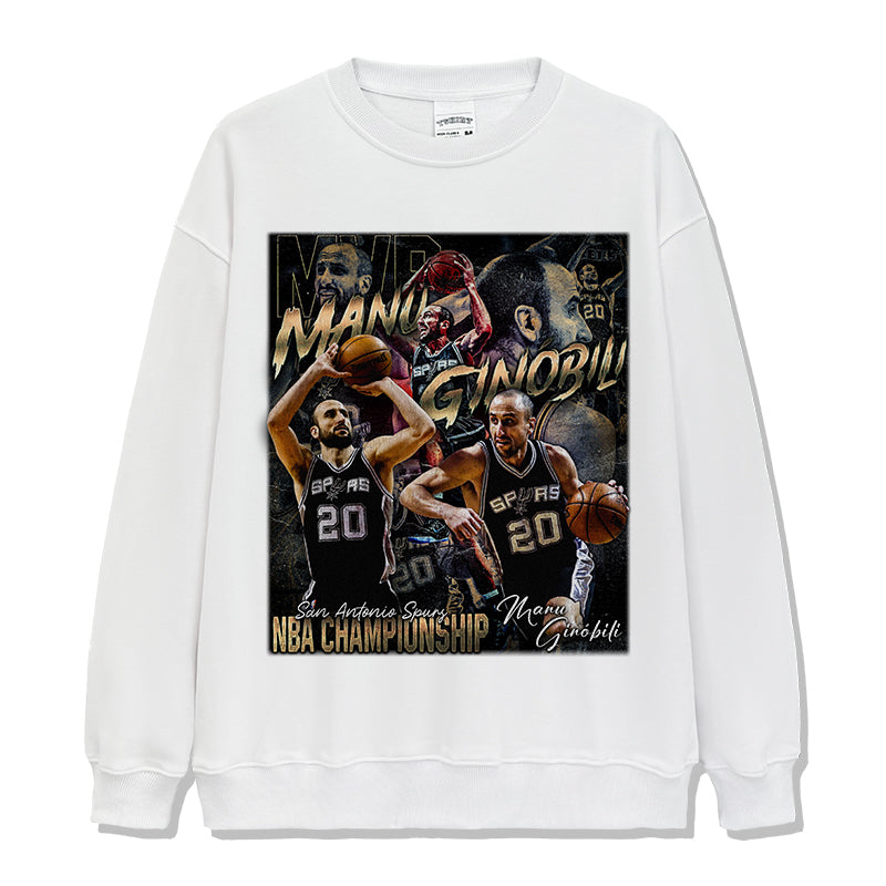 Manu Ginobili Sweatshirt NBA 2024