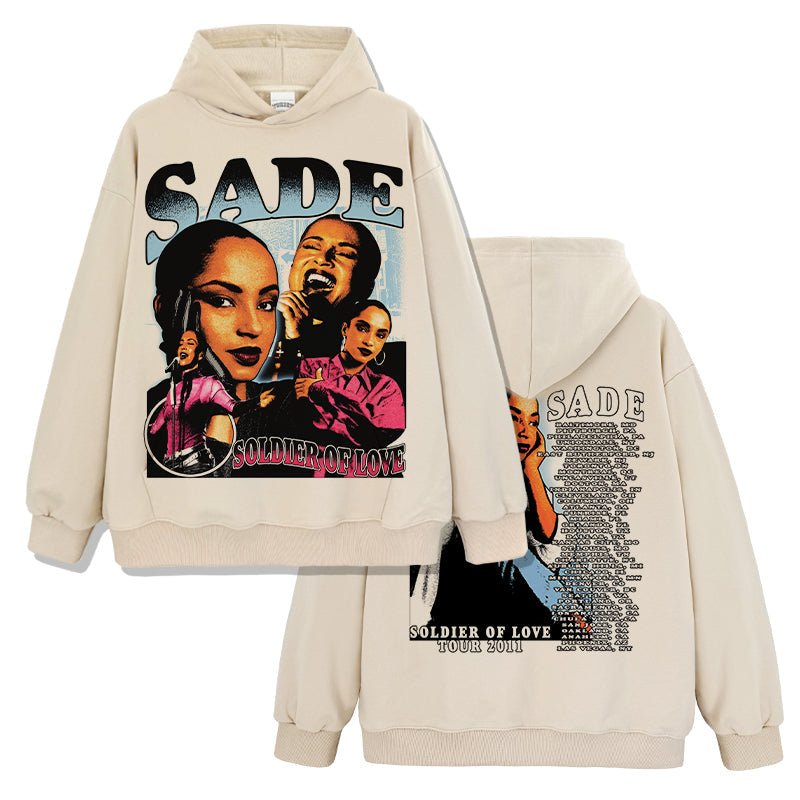 Soldier of Love By Sade Hoodie