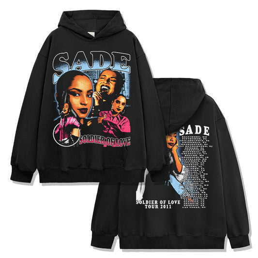 Soldier of Love By Sade Hoodie