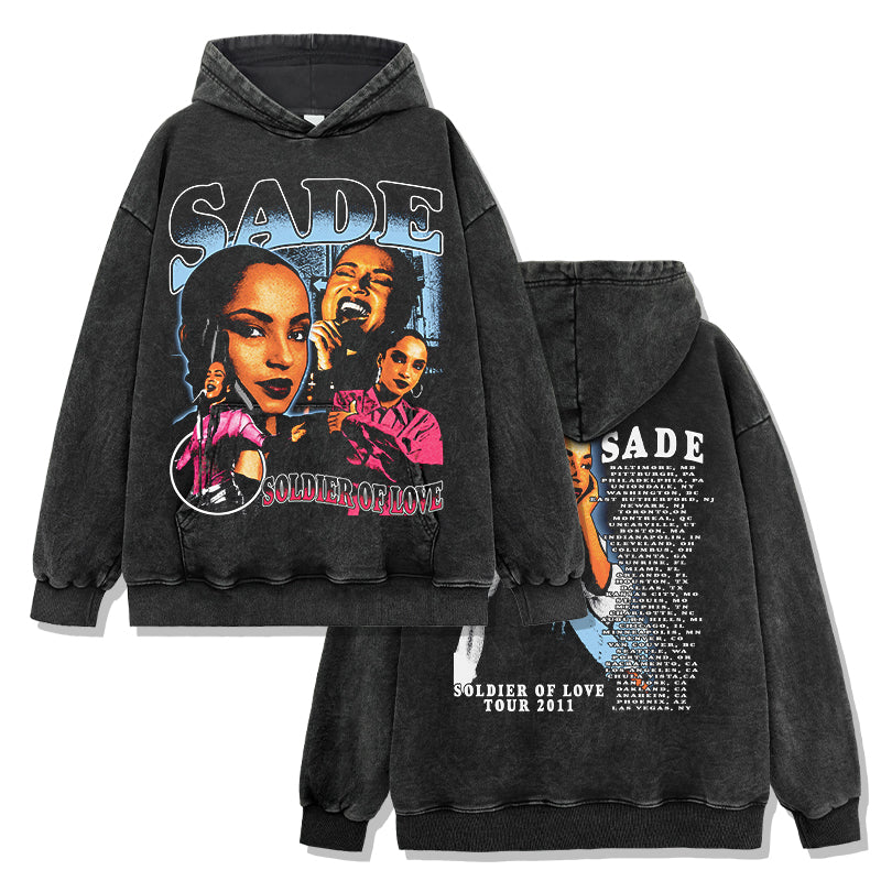 Soldier of Love By Sade Hoodie